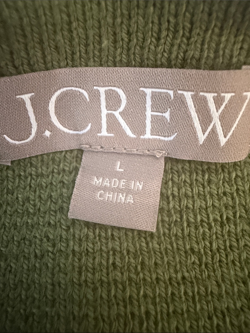 J.Crew Green Gold Buttons Long V-Neck Sweater Blazer Size Large - Picture 6 of 7